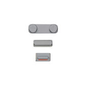 Apple iPhone 5S, SE - Tlačidlá Zapínania + Hlasitosti + Tichého Režimu (Space Gray)