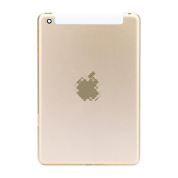 Apple iPad Mini 3 - Zadný Housing 4G Verzia (Gold)