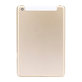 Apple iPad Mini 3 - Zadný Housing 4G Verzia (Gold)