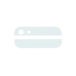 Apple iPhone 5 - Zadné Sklenené Lišty (White)