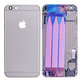 Apple iPhone 6 Plus - Zadný Housing s Malými Dielmi (Space Gray)