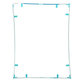 Apple iPad 2 - Plastový Rám pod Dotykovú Plochu (White)