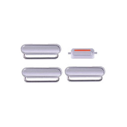 Apple iPhone 6 - Tlačidlá Zapínania + Hlasitosti + Tichého Režimu (Silver)