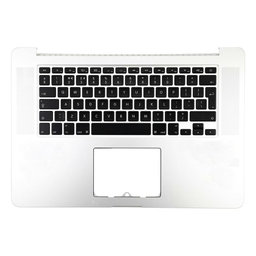 Apple MacBook Pro 15" A1398 (Late 2013 - Mid 2014) - Horný Rám Klávesnice + Klávesnica UK