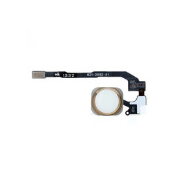 Apple iPhone 5S, SE - Tlačidlo Domov + Flex Kábel (Gold)