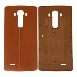 LG G4 H815 - Batériový Kožený Kryt + NFC (Leather Brown)