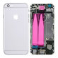 Apple iPhone 6 - Zadný Housing s Malými Dielmi (Silver)