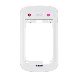 Blackberry Bold Touch 9900 - Stredný Rám (White)
