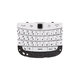 Blackberry Bold Touch 9900 - Klávesnica komplet - biela