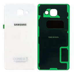 Samsung Galaxy A5 A510F (2016) - Batériový Kryt (White) - GH82-11020C Genuine Service Pack