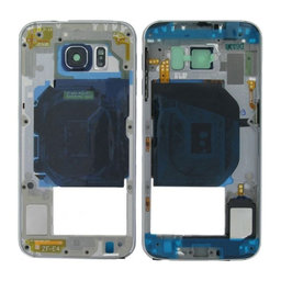 Samsung Galaxy S6 G920F - Stredný Rám (Black Sapphire) - GH96-08583A Genuine Service Pack