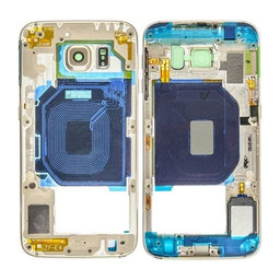 Samsung Galaxy S6 G920F - Stredný Rám (Gold Platinum) - GH96-08583C Genuine Service Pack