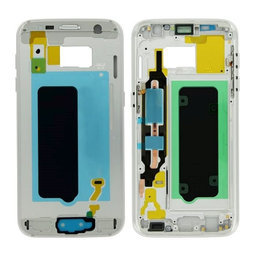 Samsung Galaxy S7 G930F - Predný Rám (White) - GH96-09788D Genuine Service Pack