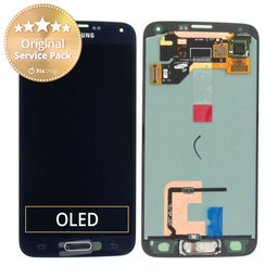Samsung Galaxy S5 G900F - LCD Displej + Dotykové Sklo (Charcoal Black) - GH97-15959B, GH97-15734B Genuine Service Pack