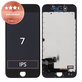Displej pre iPhone 7, Black, Dotykové sklo s rámom, Refurbished