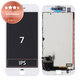 Displej pre iPhone 7, White, Dotykové sklo s rámom, Refurbished