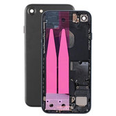 Apple iPhone 7 - Zadný Housing s Malými Dielmi (Black)