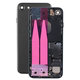 Apple iPhone 7 - Zadný Housing s Malými Dielmi (Black)