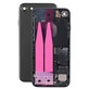 Apple iPhone 7 - Zadný Housing s Malými Dielmi (Black)