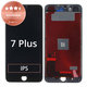 Displej pre iPhone 7 Plus, Black, Dotykové sklo s rámom, Refurbished