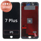 Displej pre iPhone 7 Plus, Black, Dotykové sklo s rámom, Refurbished