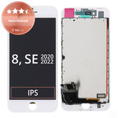 Apple iPhone 8, SE (2020), SE (2022) - LCD Displej + Dotykové Sklo + Rám (White) Refurbished