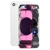 Apple iPhone 8 - Zadný Housing s Malými Dielmi (Silver)