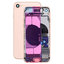 Apple iPhone 8 - Zadný Housing s Malými Dielmi (Gold)