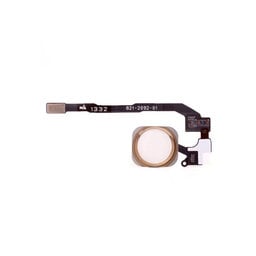 Apple iPhone SE - Tlačidlo Domov + Flex Kábel (Rose Gold)