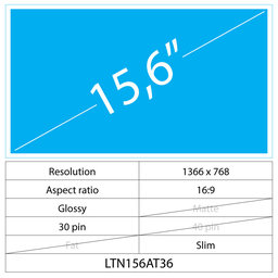 Acer Aspire ES1-571 15.6 LCD Slim Lesklý 30 pin HD