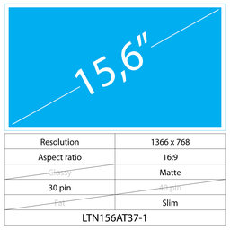 Asus ROG G56JR-CN 15.6 LCD Slim Matný 30 pin HD