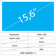 15.6 LCD Slim Matný 30 pin HD