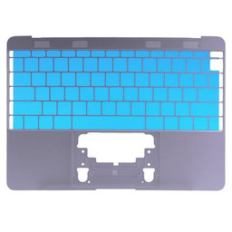 Apple MacBook 12" A1534 (Early 2015) - Horný Rám Klávesnice US (Space Gray)