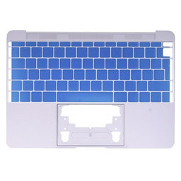 Apple MacBook 12" A1534 (Early 2015) - Horný Rám Klávesnice UK (Silver)