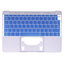 Apple MacBook 12" A1534 (Early 2015) - Horný Rám Klávesnice UK (Silver)