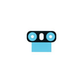 LG G6 H870 - Lepka pod Sklíčko Zadnej Kamery - MJN70094201 Genuine Service Pack