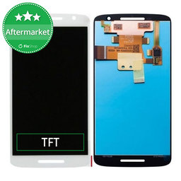 Motorola Moto X Play XT1562 - LCD Displej + Dotykové Sklo (White) TFT