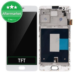 OnePlus 3 - LCD Displej + Dotykové Sklo + Rám (White) TFT