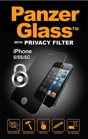 PanzerGlass - Tvrdené sklo Privacy Standard Fit pre iPhone 5/5c/5s/SE, transparentná