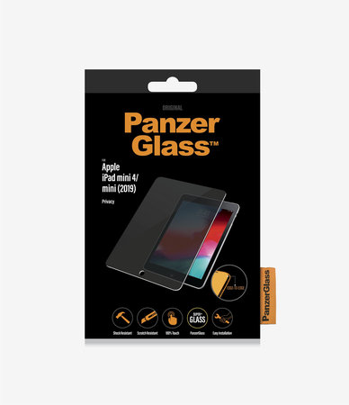 PanzerGlass - Tvrdené sklo Privacy Standard Fit pre iPad mini (2019)/iPad mini 4, transparentná