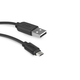 SBS - Micro-USB / USB Kábel (2m), čierna