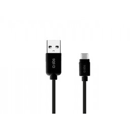 SBS - USB-C / USB Kábel (1.5m), čierna