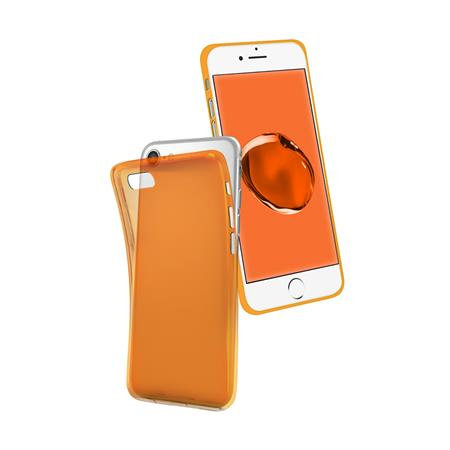 SBS - Cool puzdro pre iPhone SE 2020/8/7/6S/6, transparentná oranžová