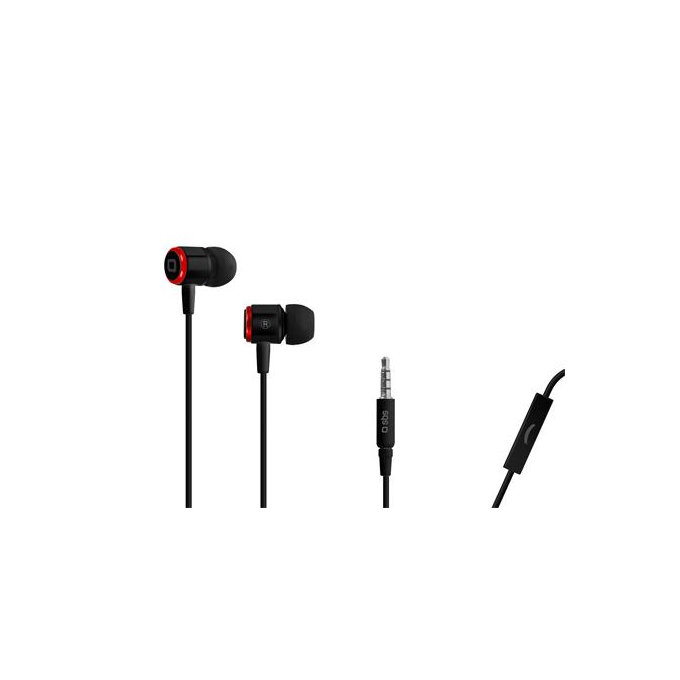 SBS - Studio Mix 40 Slúchadlá s Mikrofónom, black