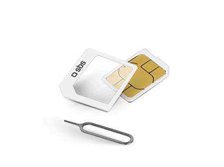 SBS - SIM Adaptér NANO SIM na Micro SIM