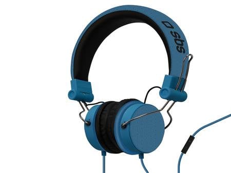 SBS - Headset Studio Mix - Slúchadlá s Mikrofónom, blue