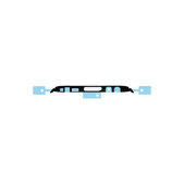 Samsung Galaxy S8 Plus G955F - Lepka pod LCD Displej Adhesive (Vrchná) - GH02-14433A Genuine Service Pack