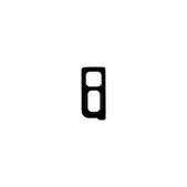 Samsung Galaxy Note 8 N950FD - Sklíčko Blesku Zadnej Kamery - GH64-06508A Genuine Service Pack