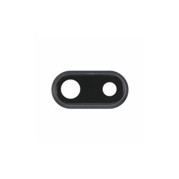 Apple iPhone 8 Plus - Sklíčko Zadnej Kamery s Rámom (Space Gray)