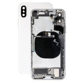 Apple iPhone X - Zadný Housing s Malými Dielmi (Silver)